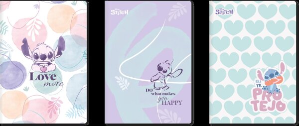 Schulheft A4,(mix 3) VE 6, Stitch