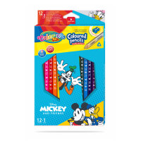 CL Disney Mickey Dreikant Farbstifte: 12 Stück