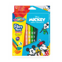 CL Disney Mickey Kegelförmige Fasermaler 12 Farben