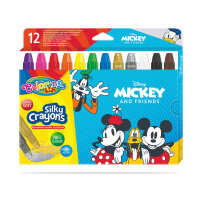 CL Mickey Friends Gedrehte Seidenmalkreide 12 Fb.