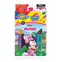 CL Jun.Minnie Dreikant-Farbstift: 12 St./24 Fb.