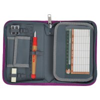 Etui gefüllt, mit 1 Klappe PINKY