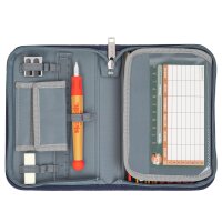 Etui gefüllt, mit 1 Klappe BUBBLE