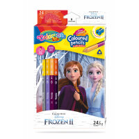CL Frozen II Dreikant-Farbstift: 12 St./24 Fb.
