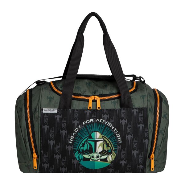 Disney Star Wars Mandalorian Sporttasche – geräumige Tasche für Schule, Sport & Freizeit mit Nassfach