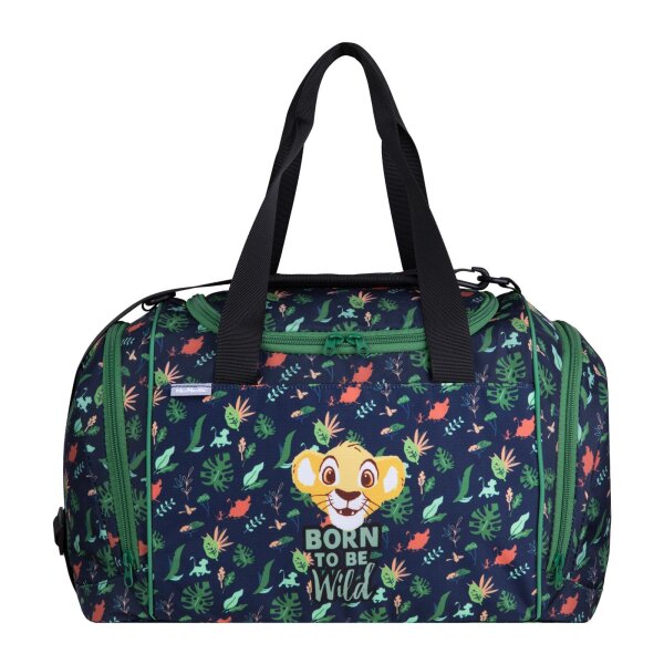 Disney Lion King Sporttasche – geräumige Tasche für Schule, Sport & Freizeit mit Nassfach