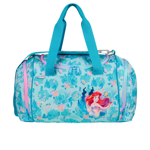 Disney Arielle Sporttasche – geräumige Tasche für Schule, Sport & Freizeit mit Nassfach