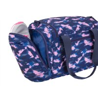 McNeill Sporttasche DENIM – mit Nassfach, Kordelzugtaschen & verstellbarem Umhängegurt