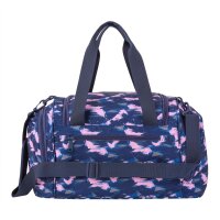 McNeill Sporttasche DENIM – mit Nassfach, Kordelzugtaschen & verstellbarem Umhängegurt