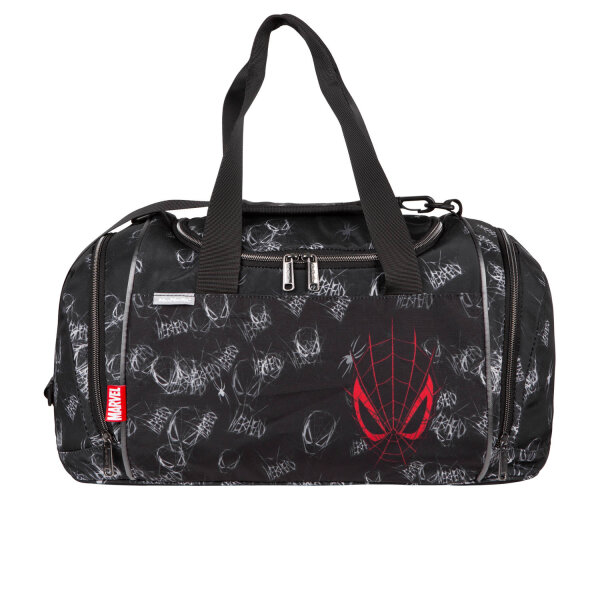 Disney SPIDERMANN II Sporttasche – mit Nassfach, Kordelzugtaschen & verstellbarem Umhängegurt