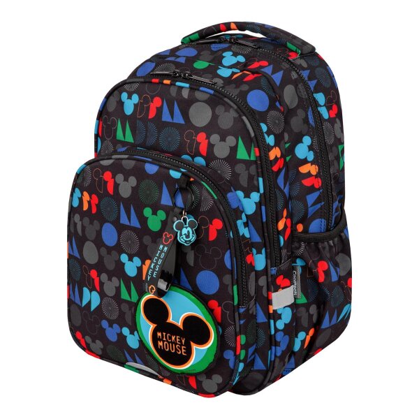 CoolPack Disney Mickey Mouse Base – Freizeitrucksack mit Brustgurt, Seitentaschen & McAddy