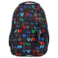 CoolPack Disney Mickey Mouse Base – Freizeitrucksack mit Brustgurt, Seitentaschen & McAddy