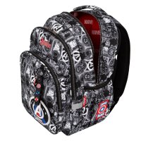 CoolPack Marvel Avengers Base – Freizeitrucksack mit Brustgurt, Seitentaschen & McAddy