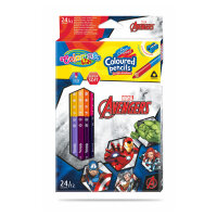 CL Marvel Avengers Dreikant-Buntst. 12 St /24 Fb.