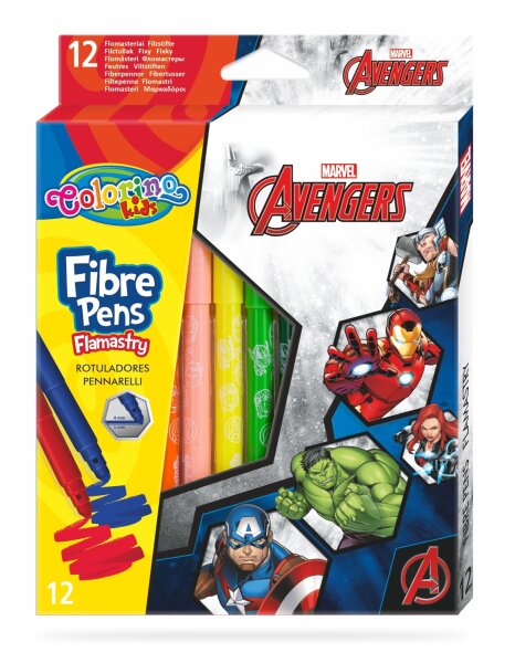 CL Marvel Avengers Konische Fasermalst. 12 Fb.