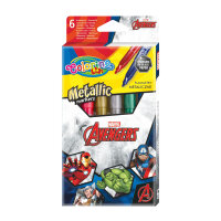 CL Marvel Avengers Metallic Marker 6 Farben