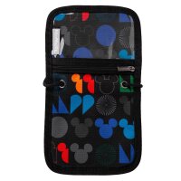 McNeill Brustbeutel – Disney Mickey Mouse – Kinderbrustbeutel mit Klarsichtfenster für Geld, Fahrkarte und Ausweis