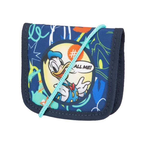 McNeill Brustbeutel – Donald Duck – Kinderbrustbeutel mit Klarsichtfenster für Geld, Fahrkarte und Ausweis