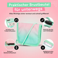Brustbeutel Gradient Straberry
