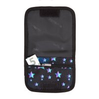 McNeill Brustbeutel STAR NIGHT – Kinderbrustbeutel mit Klarsichtfenster für Geld, Fahrkarte und Ausweis