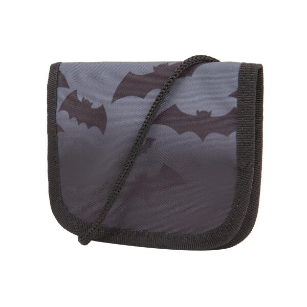 McNeill Brustbeutel DARKER NIGHT – Kinderbrustbeutel mit Klarsichtfenster für Geld, Fahrkarte und Ausweis