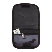 McNeill Brustbeutel DARKER NIGHT – Kinderbrustbeutel mit Klarsichtfenster für Geld, Fahrkarte und Ausweis