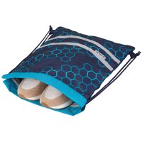 McNeill Turnbeutel– Sportbeutel XAGON mit Nassfach & reflektierenden Streifen