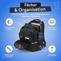 Schulrucksack MILO schwarz