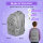 Schulrucksack MILO grau