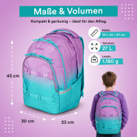 Schulrucksack MILO Blueberry