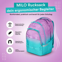 Schulrucksack MILO Blueberry