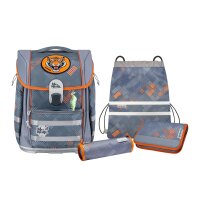 McNeill Schulranzen-Set BIGGY, 5tlg. SONDEREDITION TIGER II