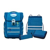 McNeill Schulranzen-Set McOcean, 5tlg. PUNTOBLU...