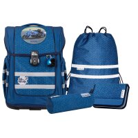 McNeill Schulranzen-Set ERGO COMPACTO, 5tlg. TETRA...