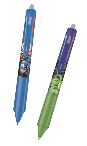 radierbare Stifte 4in1 Multicolor, Avenger Disp.24