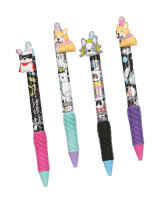 radierbarer Gel-Stift "Dog clothes" Displ. 36 Stk