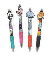 radierbarer Gel-Stift "Zoo" Display 36