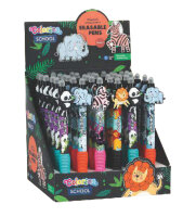 radierbarer Gel-Stift "Zoo" Display 36