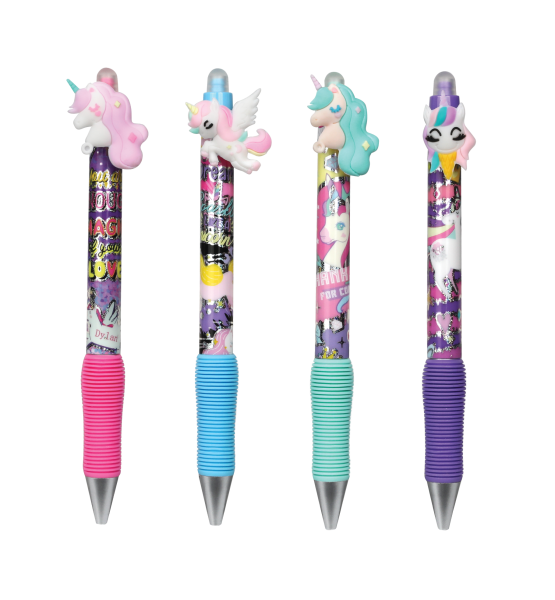 radierbarer Gel-Stift "Rainbow Unicorn" Display 36