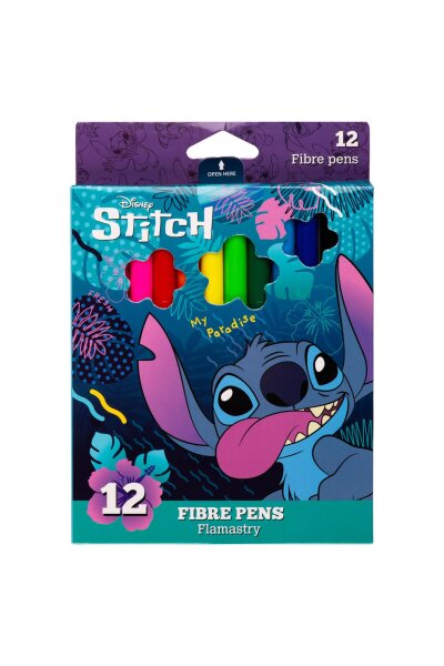 Fasermaler: 12 Stück Stitch