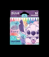 Wachsmaler: 12 St. Pastell-Wachsmalstifte Stitch