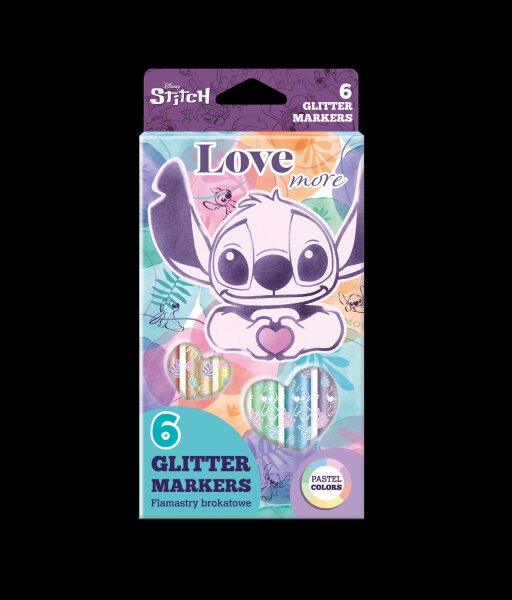 Glitzermarker 6 Farben, Stitch VE 12