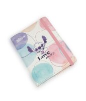 Notizbuch A5 mit Gummiband Stitch (mix 3) VE3