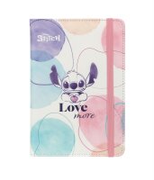 Notizbuch A5 mit Gummiband Stitch (mix 3) VE3