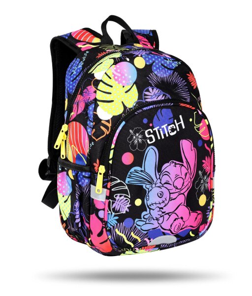 McNeill Freizeitrucksack TOBY - DISNEY STITCH BLACK für Schule und Freizeit