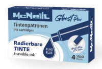 Ghost Pen Patronen radierbar, Box-4 St., VE 24, bl