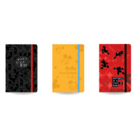 Notizbuch A5 mit Gummiband Mickey Mouse VE3