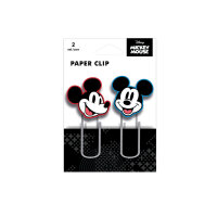 Mickey M. Büroklammern m.Radiergummikappe, 2 St. VE 12