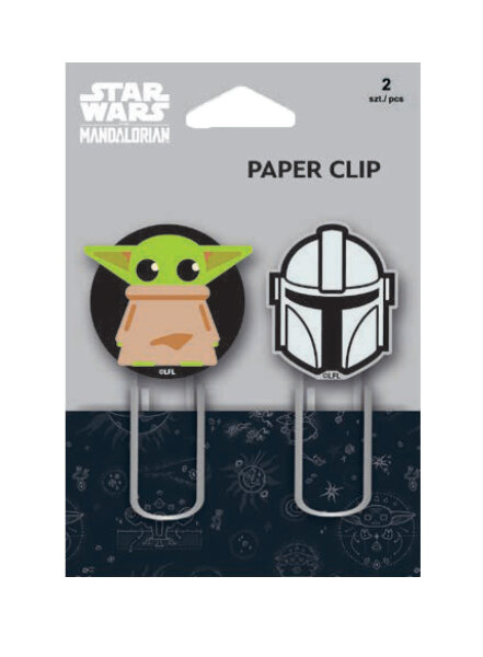 Mandalorian Büroklammern m.Radiergummikappe, 2 St. VE 12
