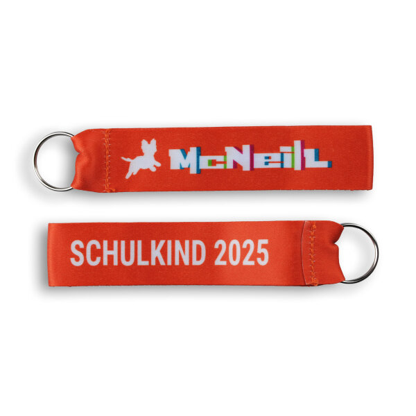 McNeill give-aways Schlüsselanhänger, rot VE 20